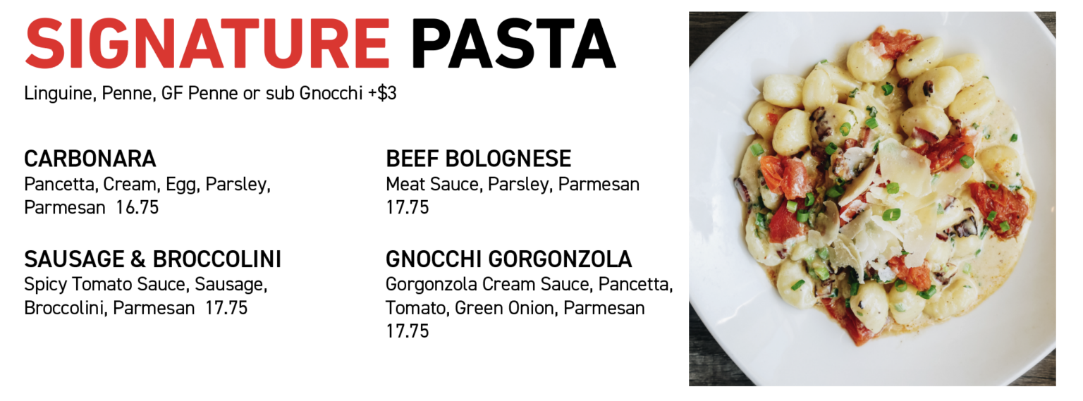 Signature Pastas